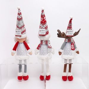 Figuras Musicales Navideñas Jolly, 3 Piezas, Santa Claus, Muñeco de Nieve y Reno con Patas Móviles que se Iluminan - Product Image 3