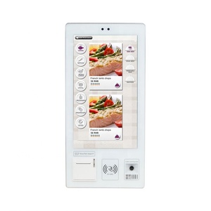 Terminal de kiosque à écran LCD tactile capacitif personnalisé de 21,5/32 pouces pour l'enregistrement en libre-service et l'impression de rapports pour les restaurants - Product Image 1