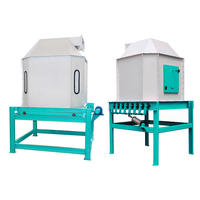 Refroidisseur à contre-courant grande capacité, distribution uniforme de l'air, fonctionnement stable, machine de post-traitement pour granulés d'aliments