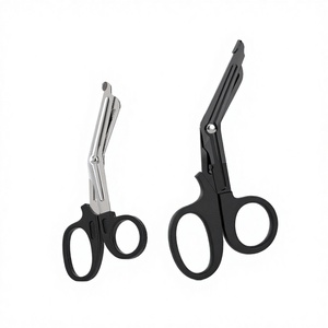 Ciseaux de traumatologie 7,5 pouces (18,5 cm) à bord dentelé en acier inoxydable avec revêtement au fluor pour soins médicaux, infirmiers et premiers secours - Product Image 2