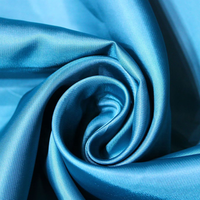 Tissu satiné imprimé écologique fluorescent 100% polyester 68Dx120D, doublure imitation soie sergé