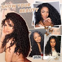 Perruques longues bouclées brésiliennes Remy 13x4 HD en dentelle transparente, sans colle, pré-épilées, 100% cheveux humains, petit bonnet pour femmes noires