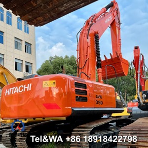 Excavatrice sur chenilles Hitachi ZAXIS350 d'occasion, 34 tonnes, moteur diesel Isuzu 180 kW, pelle hydraulique, engin de construction lourd - Product Image 1