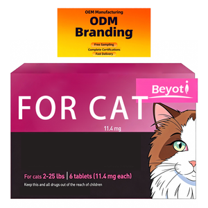 Private Label Huisdierensnacks Kattensupplement Kalmerende Kauwtabletten voor Kattenangst Kalmerende Hulp Kalmerende Kauwtabletten voor Katten Kalmerende Traktatie voor Katten - Product Image 1