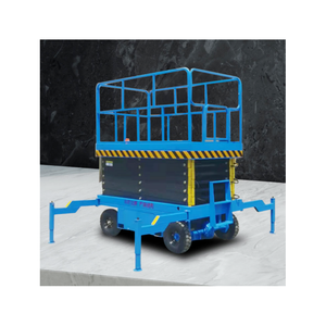 Elevador de tijera automático de elevación para hombre de 6m y 12m, andamio hidráulico, elevador de tijera de almacén autopropulsado - Product Image 5