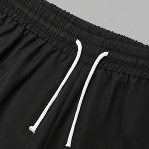 Ensemble décontracté 2 pièces pour adolescentes : Haut blanc à manches longues imprimé lettres et pantalon large noir à nœud latéral – Tenue pour enfants OEM ODM - Product Image 3