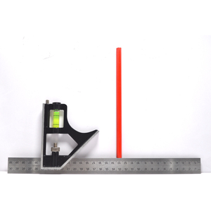 Professional Resolution Adjustable Stainless Steel Angle <strong>Combination</strong> <strong>Square</strong> Ruler Pencil <strong>Set</strong> - Product Image 2