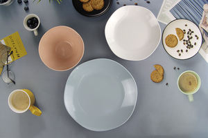 SEBEST 2024 Usine Nouvelle Arrivée Personnalisé Imprimé Incassable Mélamine Vaisselle Ensemble Assiettes pour Pique-Nique Dîner Plante Motif - Product Image 3