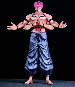 Figurine de <span class=keywords><strong>manga</strong></span> de dessin animé nouvelle, 31 cm, Roi des maléfices, Jujutsu Kaisen, Ryomen Sukuna, statue en PVC, figurine d'anime, jouet, cadeau - Product Image 1