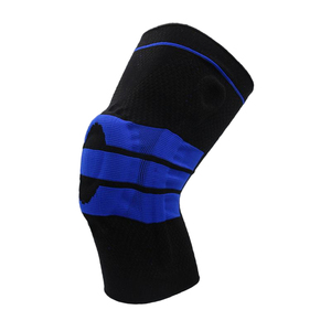 Genouillère de soutien patchwork en nylon pour le sport, manchon de compression, coussinets de sport, genouillères et coudières pour la course et le basketball - Product Image 1