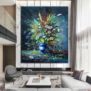 <span class=keywords><strong>Cuadros</strong></span> de Arte de Pared con Pinturas Famosas de Flores y Plantas, Lienzos para Decoración del Hogar, <span class=keywords><strong>Cuadros</strong></span> para Decoración de Sala de Estar con Flores - Product Image 5