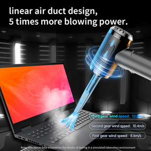 Air <strong>Duster</strong> Blower Gun Cleaning Gel Cleaning Kit 6000Mah Portable Compressed <strong>Electric</strong> Air <strong>Duster</strong> for Car Home <strong>PC</strong> Keyboard - Product Image 2