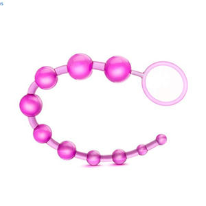 Günstige Großhandel Transparente Bunte PVC 10 Perlen Bälle Lange <span class=keywords><strong>Anal</strong></span> Perlen Spielzeug Butt Plug Schwanz Für Männer Frauen Sex - Product Image 5