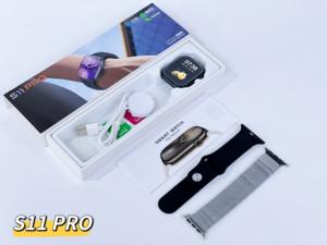 นาฬิกาอัจฉริยะ S11 Pro รุ่นใหม่ ปี 2025 ซีรีส์ 9 สำหรับผู้ชายและผู้หญิง รองรับการชาร์จไร้สาย พร้อมฟังก์ชั่นติดตามการออกกำลังกายและวัดอัตราการเต้นของหัวใจ - Product Image 4