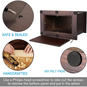 Urnes funéraires en bois naturel polies et peintes sur mesure <span class=keywords><strong>pour</strong></span> adultes, hommes, femmes, enfants - Grande boîte funéraire <span class=keywords><strong>pour</strong></span> enterration - Product Image 3