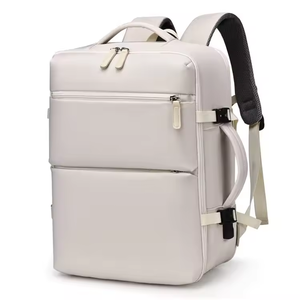 Super September Wholesale Customized 17 Inches Water Resistant Expandable <b>Backpack</b> Bag Travel Business USB <b>Laptop</b> <b>Backpack</b> - Product Image 1