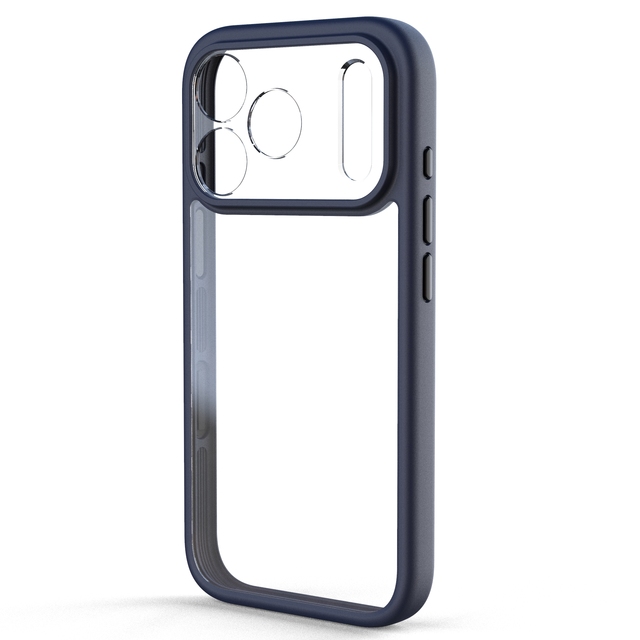 Clear Hybrid TPU PC Anti-Drop Protective Case with Smart Camera Button Mobile Phone Accessories for IPhone17/17 Pro Max Case