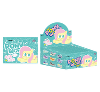 Lot de 12 Boîtes en Gros – Collection de 2 Séries de Magnets de Réfrigérateur et Pendentifs en Peluche Anime Kayou My Little Poni Poni pour Jouets et Cadeaux