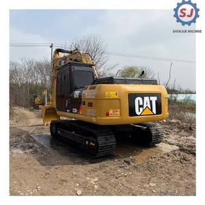 Excavatrice hydraulique Caterpillar 323 d'occasion, 23 tonnes, pour travaux de terrassement et de construction, machine d'origine prête à être expédiée - Product Image 3