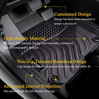 Tapis de sol de voiture en TPE durables KADDEN, directement de l'usine, pour Ford-Mustang, accessoires intérieurs imperméables