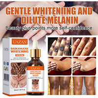 Sérum Éclaircissant Rapide pour Phalanges Foncées, Correcteur de Pigmentation pour Peau Noire, Mains, Coudes, Genoux, Intense Dissolvant de Taches