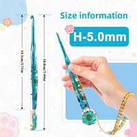 Aiguille à fleurs créative DIY en forme de patte en oxyde d'aluminium pour fleurs séchées, idéale pour la confection de fils de fleurs naturelles