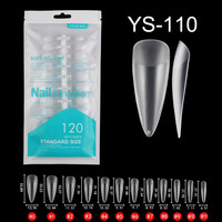 50 faux ongles, vente en gros, couverture complète pour ongles français, vernis Gel, sac d'affichage, mat, demi-mat, blanc, acrylique