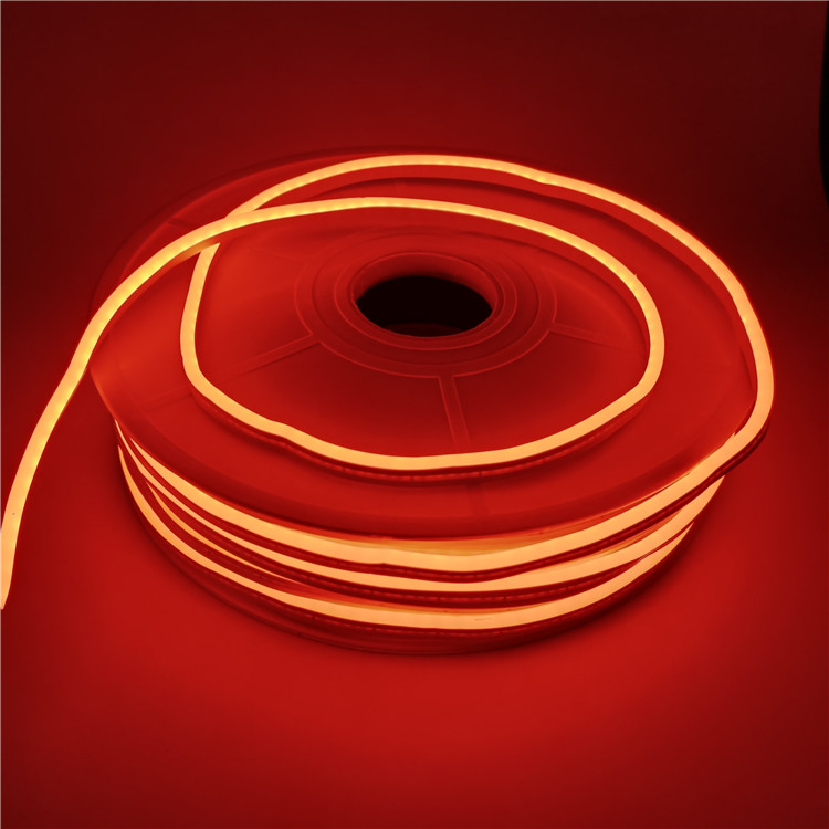 Светодиодная неоновая вывеска 12 В полоса 6*12 мм Неоновая Гибкая лента Smd2835 Водонепроницаемая неоновая веревка для декора комнаты в разных цветах