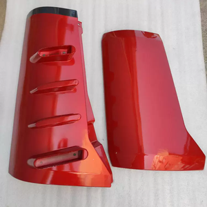 Ensemble déflecteur d'air pour camion - Carénage de toit de cabine, panneau de guidage du vent, couvercle latéral d'angle et kit de spoiler pour poids lourds - Product Image 4