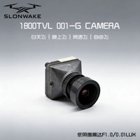 Caméra FPV Slonwake 001-G Starlight Vision Nocturne 1800TVL 1/2.9 CMOS 0.01Lux F1.0 5-40V WDR OSD PAL NTSC pour Pièces de Drones de Course