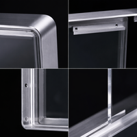 Écran LED publicitaire sur cadre en aluminium CNC sur mesure, traitement de surface par anodisation dure, marque QINGYANG
