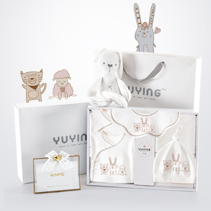 Set Regalo 23 Pezzi di Vestiti <span class=keywords><strong>per</strong></span> Neonati in Cotone, Set Layette <span class=keywords><strong>per</strong></span> Baby Shower 0-6 Mesi con Coperta e Peluche - Product Image 2