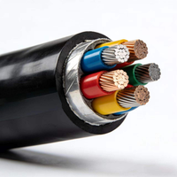 Kabel Daya Purorigin Harga Terjangkau Tembaga 10mm-240mm XLPE 4 Inti Berpelindung Baja dengan Selubung Karet Tegangan Tinggi untuk Konstruksi
