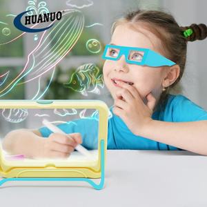 Anak-anak 3D cahaya ajaib seni unik kerajinan Kit lampu anak seni Set Neon efek papan gambar - Product Image 3