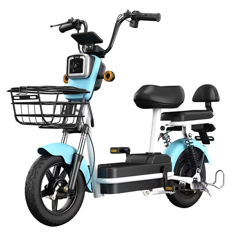 シートEbikeホームショッピングと学校に行く電動自転車自転車付きペイジファミリー電動スクーター