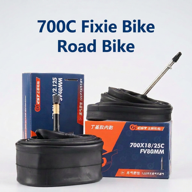 FWIT002 Kenda Bicycle Inner Tube 700C 23/25C Presta 60/80/100mm Valve Butyl Rubber Inner Tube for Fixed Gear Bike