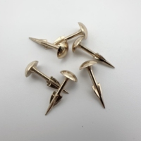 Boucles décoratives multi-usages en alliage de zinc personnalisées JQR Modèle 0050 pour sacs à chaussures, rivets, crochets, clous 7mm x 22.5mm, légers