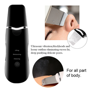 Cargador USB resistente al agua de 3 modos personalizado, removedor de espinillas, depurador de piel de Color negro, espátula de limpieza profunda para la cara - Product Image 3