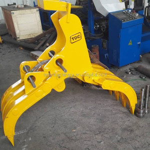 Grappin hydraulique non rotatif à 3 points pour tracteur TDC - Idéal pour le bois et l'agriculture - Product Image 5