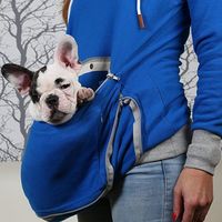 Sweat-shirt à capuche polaire à manches longues pour femme, porte-bébé pour chien et chat