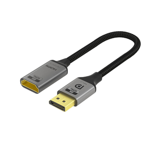 Câble adaptateur Dp vers <span class=keywords><strong>hdmi</strong></span> de <span class=keywords><strong>haute</strong></span> <span class=keywords><strong>qualité</strong></span> 8K60hz Displayport vers câble <span class=keywords><strong>hdmi</strong></span> mâle à femelle cuivre sans oxygène pour ordinateur portable - Product Image 1