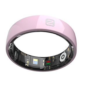 CITICITY Anneau intelligent en céramique, suivi d'activité et de santé, moniteur de fréquence cardiaque et d'oxygène sanguin, multifonctionnel, portable, étanche - Product Image 2