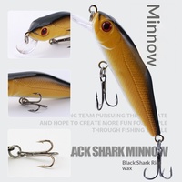 Leurre flottant micro-organisme 60mm 4g en ABS, leurre dur pour gros poissons, vente en gros, pour achigan, truite, brochet, leurre de pêche plongeant en eau profonde