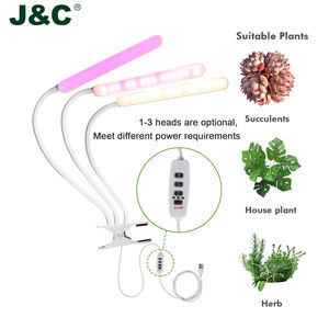 J&c LED 3 Başlıklı İç Mekan Bitkileri İç Mekan Yetiştirme Lambaları Bitki Yetiştirme Lambası Ev Bahçesi Tam Spektrumlu İç Mekan Led Bitki Yetiştirme Lambası - Product Image 5