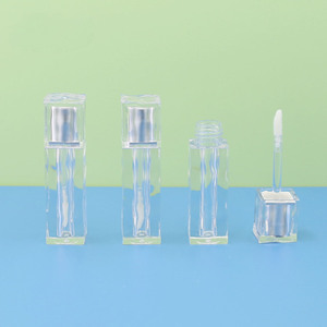 Venta al por mayor todo claro transparente plata brillo de labios tubos contenedores lindo brillo de labios embalaje <span class=keywords><strong>corrector</strong></span> líquido lápiz labial tubo - Product Image 3