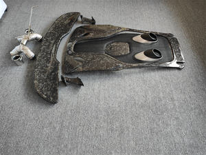Kit de carrosserie d'échappement de hayon en Fiber de carbone forgé à mettre à niveau pour les pare-chocs de style <span class=keywords><strong>McLaren</strong></span> 540C 570S à <span class=keywords><strong>600LT</strong></span> - Product Image 2