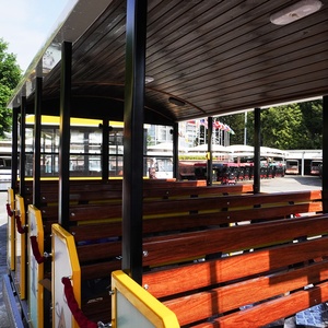 Tren Turístico Dorlin de 42 Pasajeros, de Alta Calidad y Lujo, para Parques de Atracciones, sin Rieles, para Turistas - Product Image 4