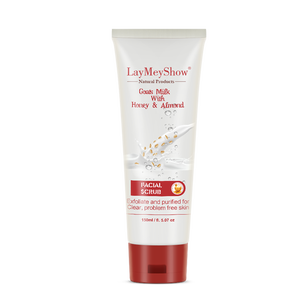 <span class=keywords><strong>Gommage</strong></span> exfoliant pour le <span class=keywords><strong>visage</strong></span> au <span class=keywords><strong>lait</strong></span> <span class=keywords><strong>de</strong></span> chèvre OEM, gommages exfoliants naturels au miel et à l'amande, purifiant, éclaircissant, éliminateur <span class=keywords><strong>de</strong></span> peaux mortes - Product Image 1