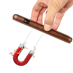 <span class=keywords><strong>Cover</strong></span> magnetica a Flip per <span class=keywords><strong>iPhone</strong></span> <span class=keywords><strong>7</strong></span> 8 <span class=keywords><strong>Plus</strong></span> XR XS Max custodia interamente in pelle chiusa per <span class=keywords><strong>iPhone</strong></span> 11 12 13 14 15 16 Pro Max <span class=keywords><strong>Cover</strong></span> - Product Image 6