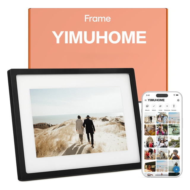 Digital Picture Frame with WiFi Touch Screen Digital Frame with Easy Setup Digital Photo Frame 10.1 Inch for Parents